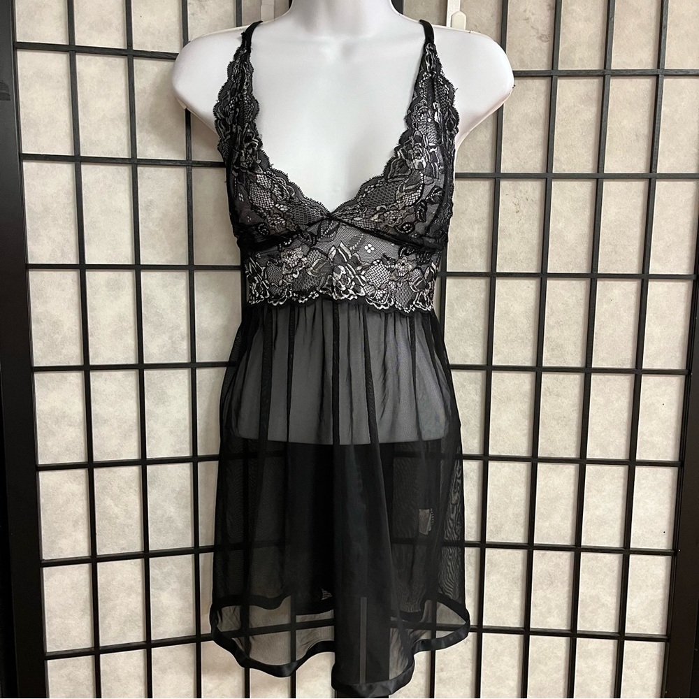 Ladies mesh lace slip chemise size XL (no designer tag)
